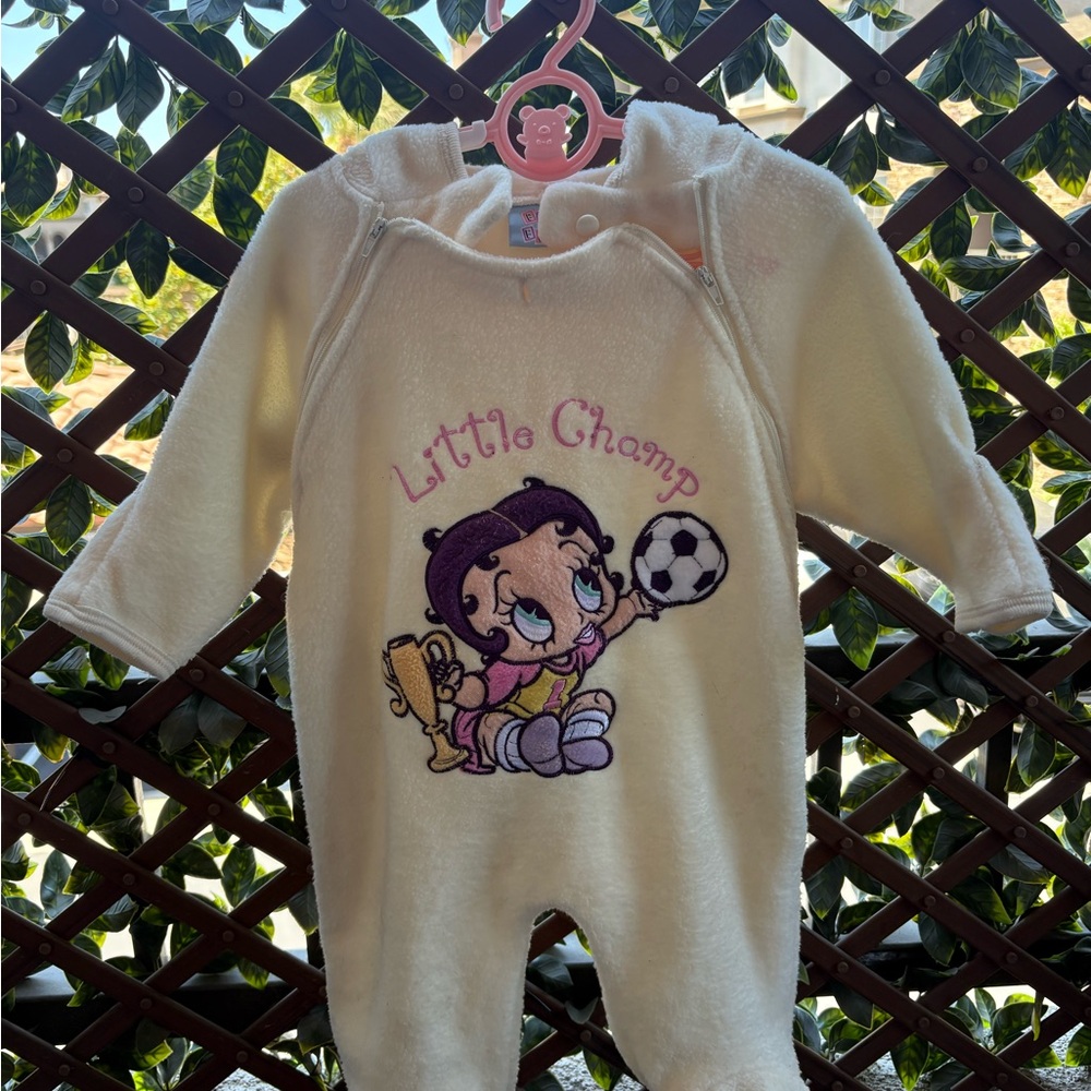 Rare Vintage Baby Boop Little Champ Footie
